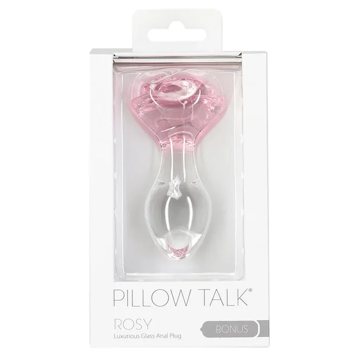 Pillow Talk – Rosy- Luxurious Glass Anal Plug