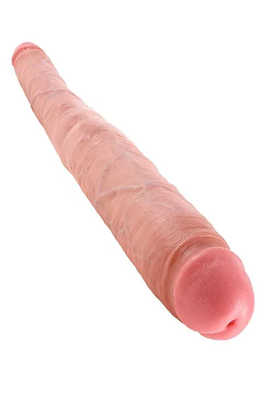 Pipedream – King Cock – Realistic Tapered Double Ended Dildo – 16 inch – Beige
