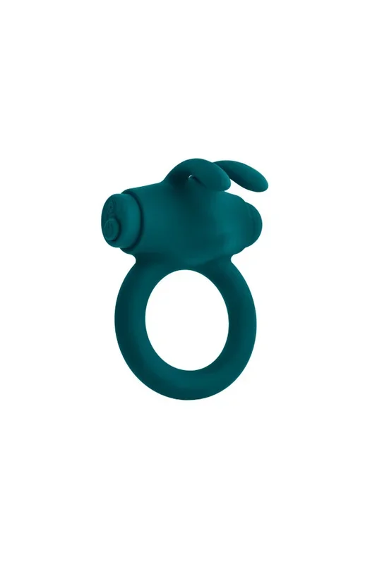 Playboy – Bunny Buzzer Vibrating Cock Ring – Teal