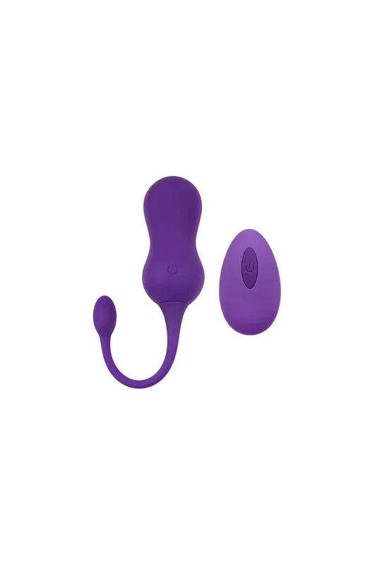 Playboy – Double Time Vibrating Weighted Kegel Balls – Purple
