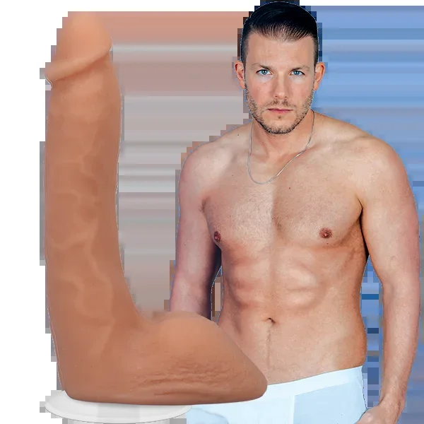 Porn Star Codey Steele Ultraskyn Dildo Signature Cocks 8 In. Beige