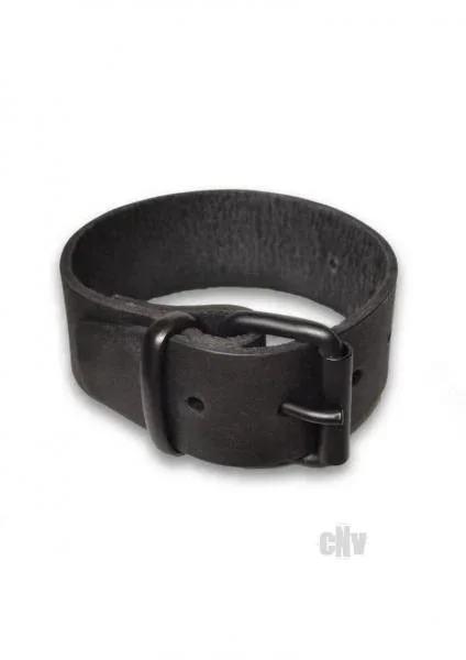 Prowler Red Leather Buckle Bicep Band Md