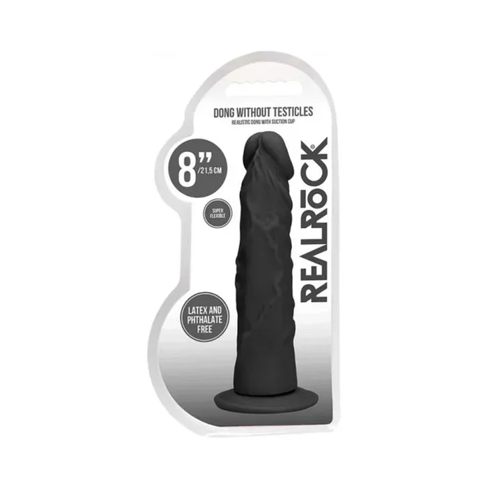 Real Rock Realistic Dildo – 8″ – 20 Cm – Chocolate
