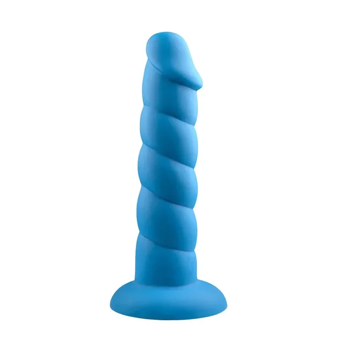Rock Candy Suga Daddy 8 Silicone Dildo – Blue