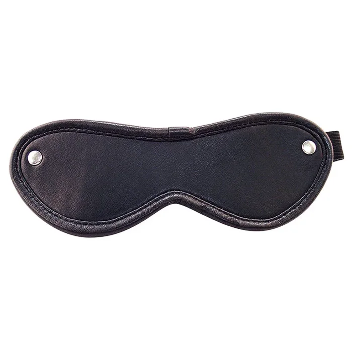 Rouge Leather Blindfold – Black