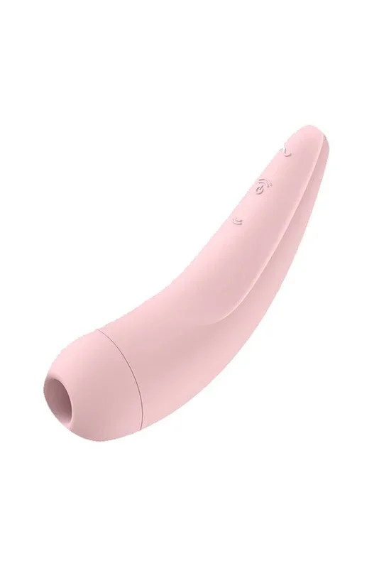 Satisfyer – Curvy 2 Plus Bluetooth Air Pulse Clitoral Stimulator – Pink