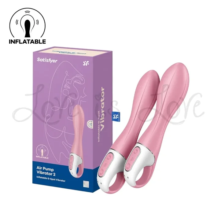 Satisfyer Air Pump Vibrator 2 Inflatable G-Spot Vibrator Pink [Limited Time Offer]