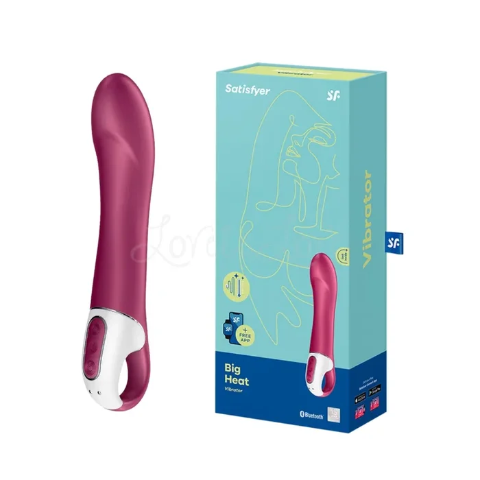 Satisfyer Big Heat G Spot Vibrator Pink [Limited Time Offer]