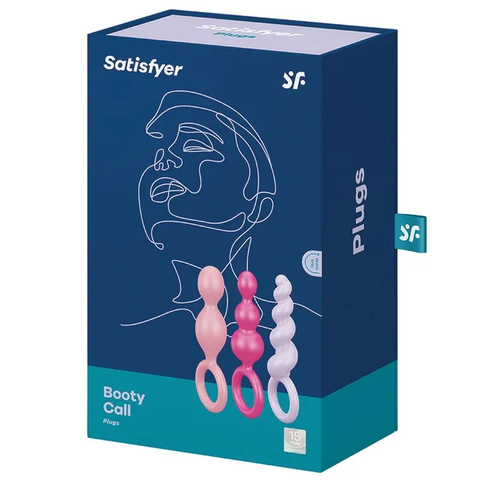 Satisfyer Booty Call Plugs – Assorted Colors (Set Of 3)