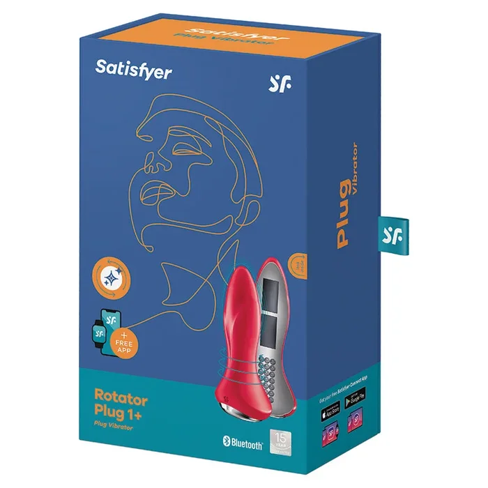 Satisfyer Rotator Plug 1+ Connect App – Red
