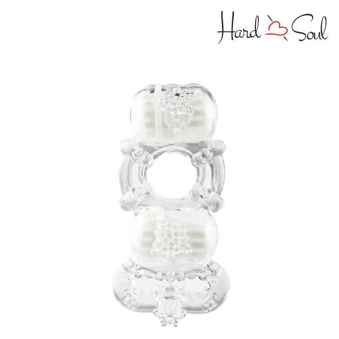 Screaming O Tri-O Triple Pleasure Ring Clear