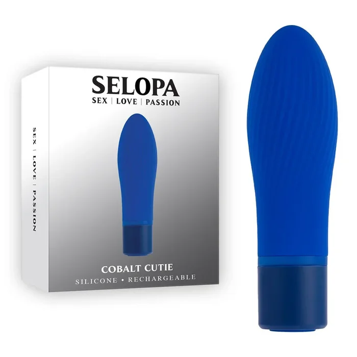 Selopa Cobalt Cutie – 4 Inch Silicone Bullet Vibrator