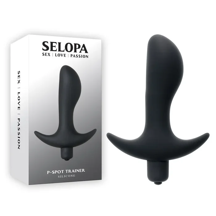 Selopa P-SPOT TRAINER – Black 12.7 cm Vibrating Prostate Massager