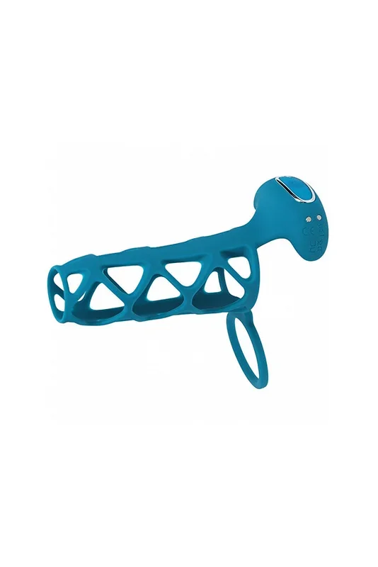 Shots Toys – Levelz – Vibrating Cage Silicone Cock Sleeve & Ball Ring