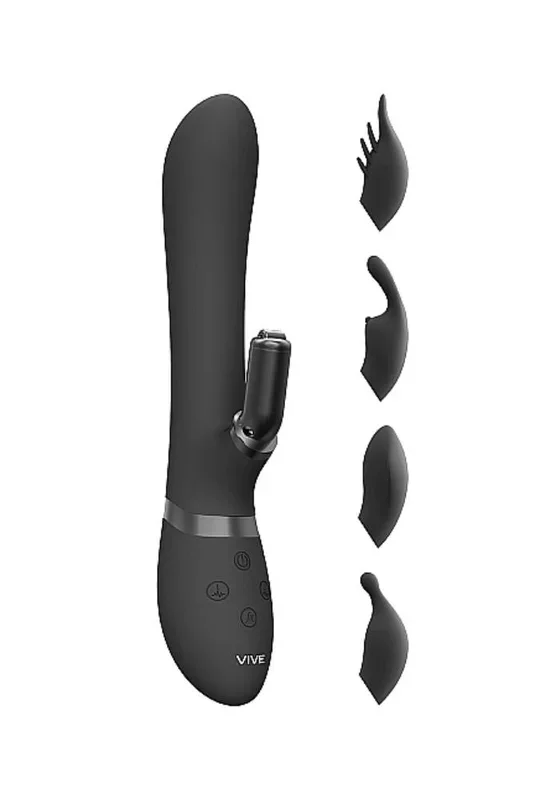 Shots Toys – VIVE – Chou Rabbit Vibrator – Black