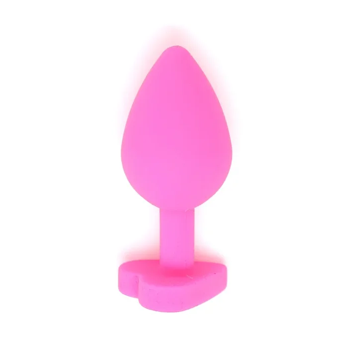 SILICONE ANAL PLUG WITH HEART