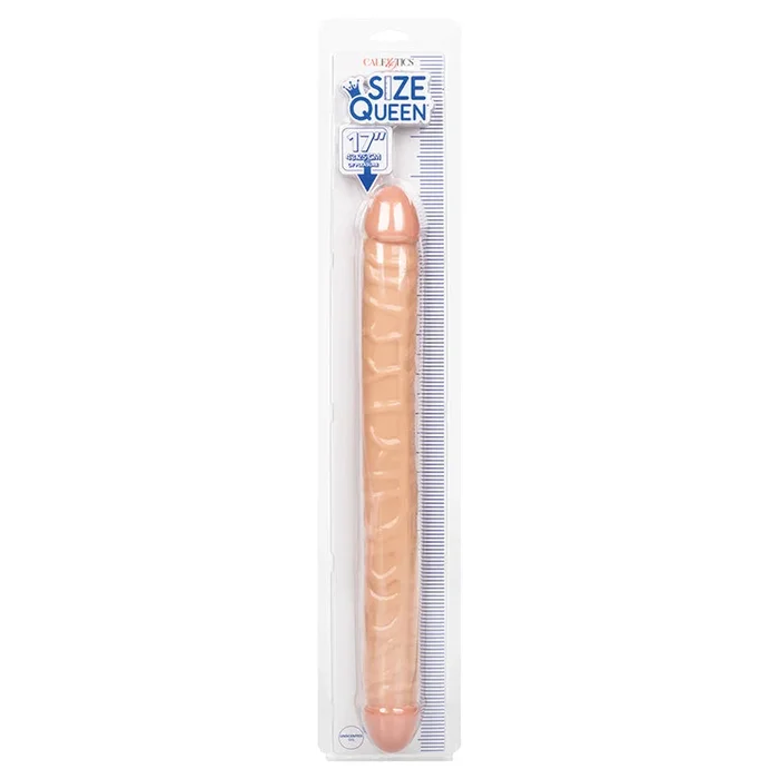 Size Queen Double Dildo – Ivory 17″