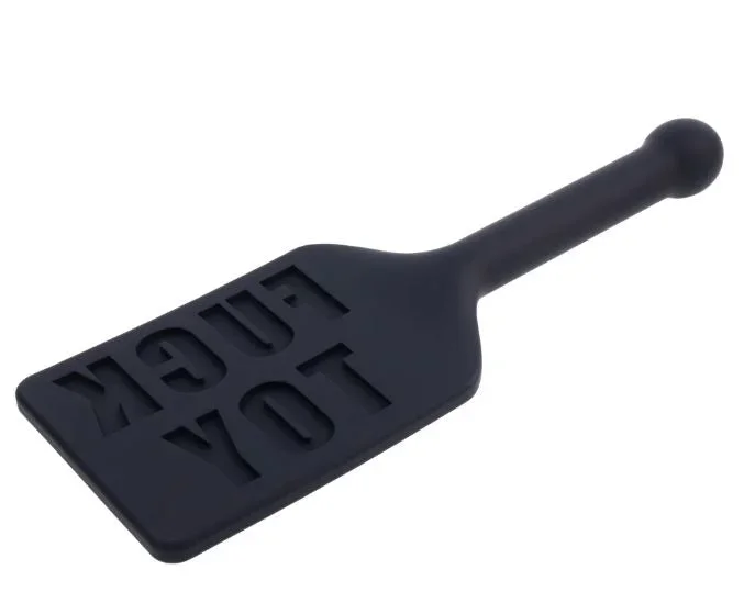 Sportsheets Edge “Fuck Toy” Silicone Paddle – Black