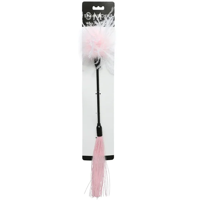 Sportsheets Sex & Mischief Whip & Tickle – Pink/White