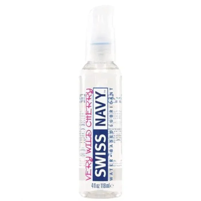 Swiss Navy Flavors Water Based Lubricant – Very Wild Cherry 4 Fl. Oz.