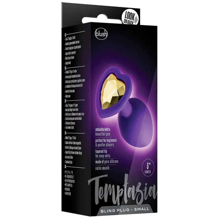 Temptasia Bling Purple 3-Inch Anal Plug