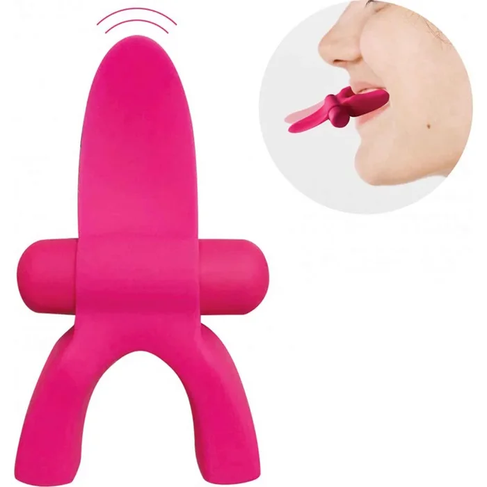 Tongue Me Pink Tongue Vibrator by Hott Products for Oral Pleasure