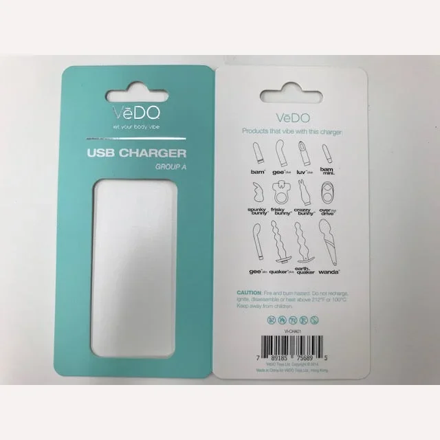 Vedo Usb Charger A (bam Gee Plus Luvplus Bam Mini Spunk Frisky Crazzy Overdrive)