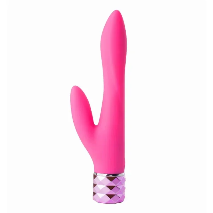 Victoria Crystal Gem Dual Vibrator – Pink