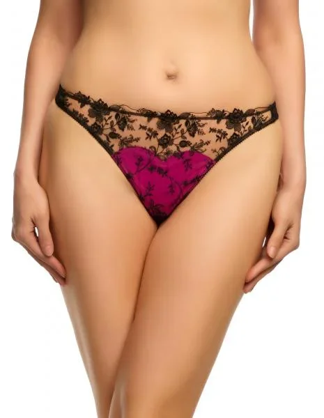 Victresse G-String – Black/Fuchsia –
