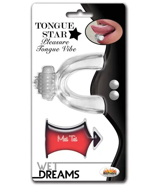 Wet Dreams Tongue Star Vibe – Clear