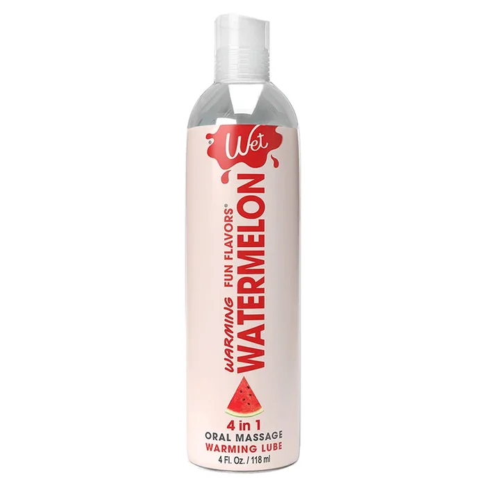 Wet Warming Fun Flavors Watermelon 4-In-1 Lubricant 4oz