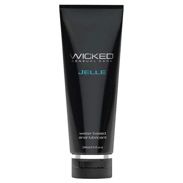 Wicked Jelle Waterbased Anal Lubricant 8oz
