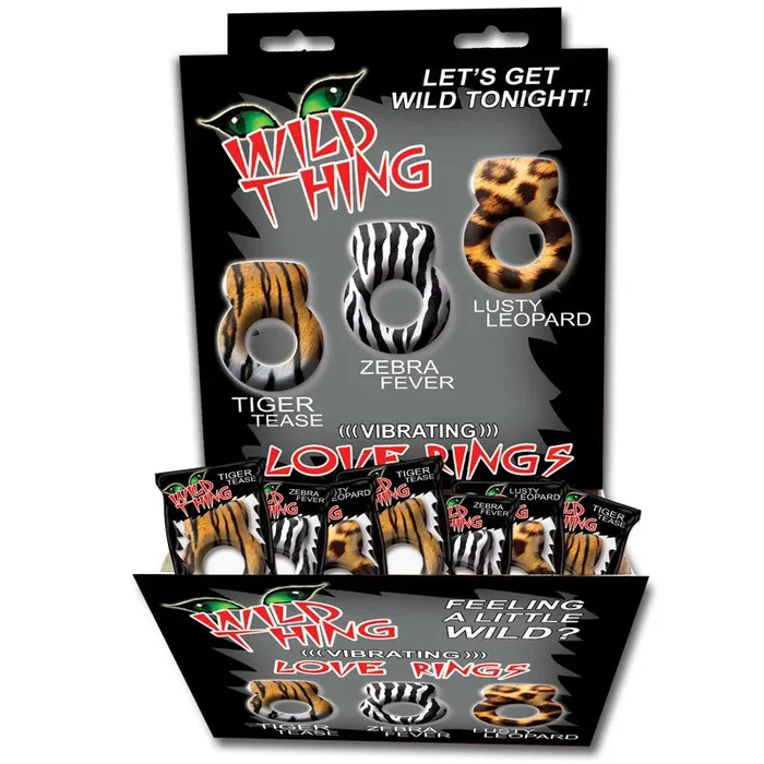 Wild Things-Animal Rings (24Pcs/DP)