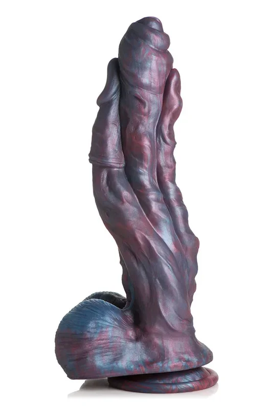 XR Brands – Creature Cocks – Hydra Sea Monster Silicone Dildo – Purple